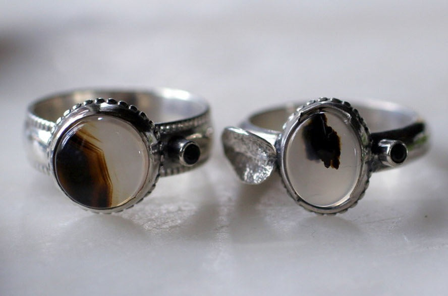 Montana Agate Rings