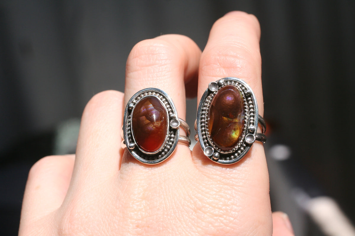 Fire Agate Rings – Corina Lunita