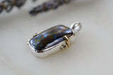 Boulder Opal Speckle Pendant