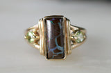 14kt gold Boulder Opal Ring {5}