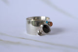 Gemstone Speckle Ring Size 7.5