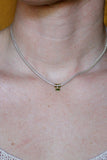 18kt Tourmaline Charm Necklace